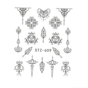 Vodonálepky na nehty STZ-609