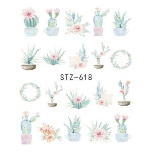 Vodonálepky na nehty STZ-618