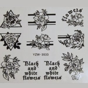 Vodonálepky na nehty YZW-3533