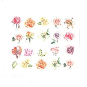 Vodonálepky s motivem KVĚTY BN-1772