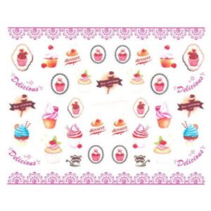 Vodonálepky s motivem MUFFIN BN-826