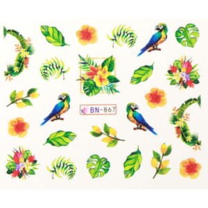 Vodonálepky s motivem papouška BN-867
