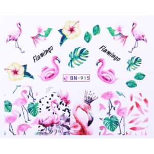 Vodonálepky s motivem plameňáka BN-915