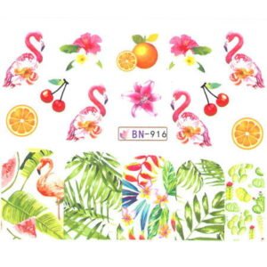 Vodonálepky s motivem plameňáka BN-916