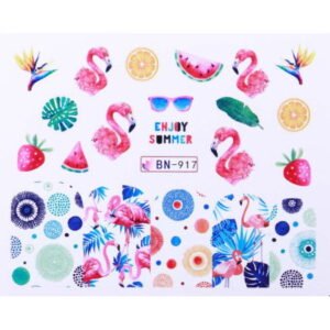 Vodonálepky s motivem plameňáka BN-917