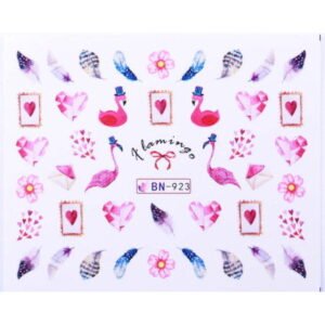 Vodonálepky s motivem plameňáka BN-923