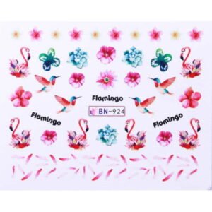 Vodonálepky s motivem plameňáka BN-924