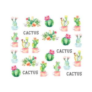 Vodonálepky s motívom Kaktus BN-1271