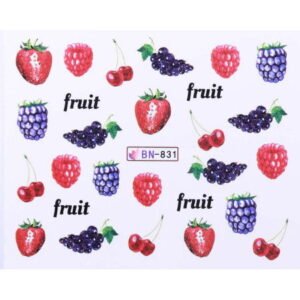Vodonálepky s motivy ovoce BN-831