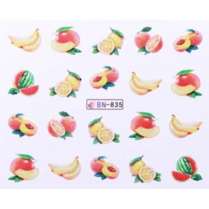 Vodonálepky s motivy ovoce BN-835