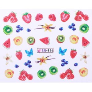 Vodonálepky s motivy ovoce BN-836