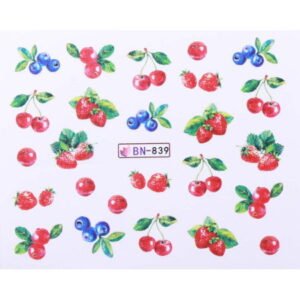 Vodonálepky s motivy ovoce BN-839