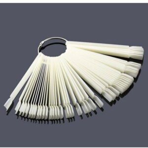 Vzorkovník nehtů Profico na tyčinkách přírodní - 50 ks