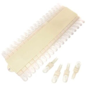 Vzorkovník obdĺžnik naturálny 36 ks + 4 náhradné tipy