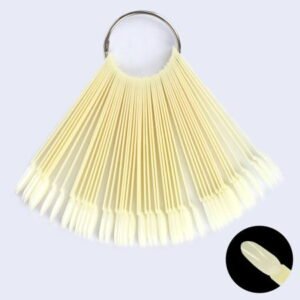 Vzorník na nehty na hůlkách mandle 50ks