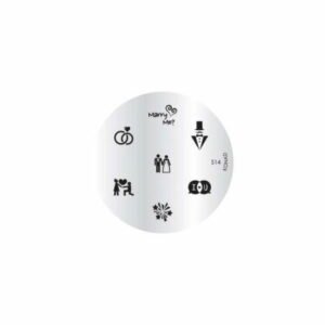 Zdobiaca platnička KONAD vzor S14